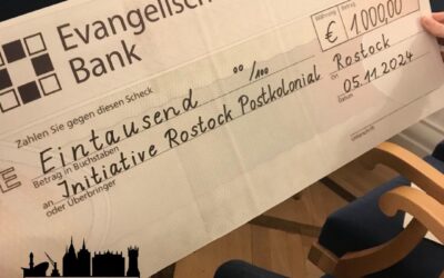 Danke für den 3. Platz des Ökumenischen Förderpreises Eine Welt M-V 2024