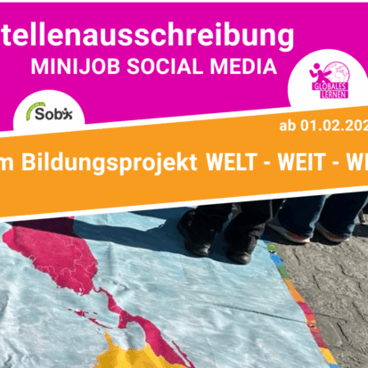Stellenausschreibung | Minijob Globales Lernen Social Media 2026